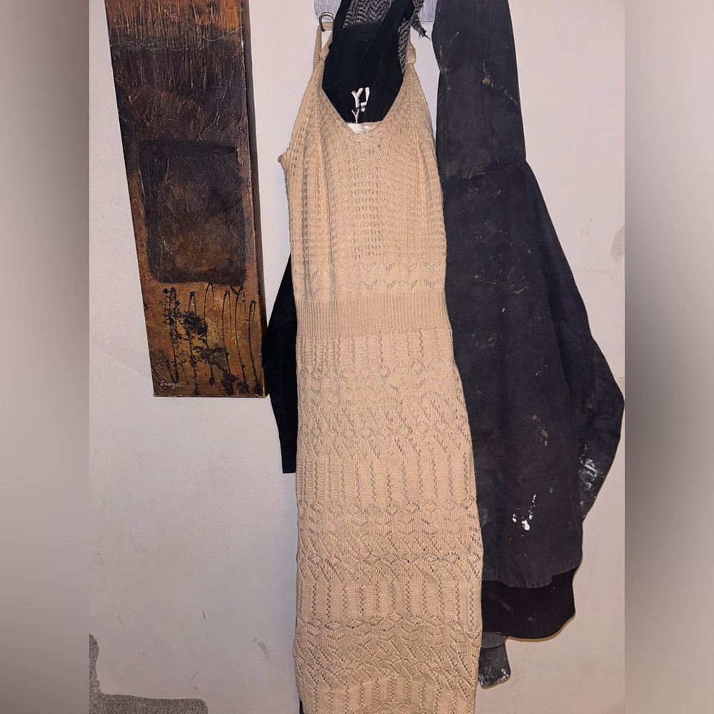 Tan dress